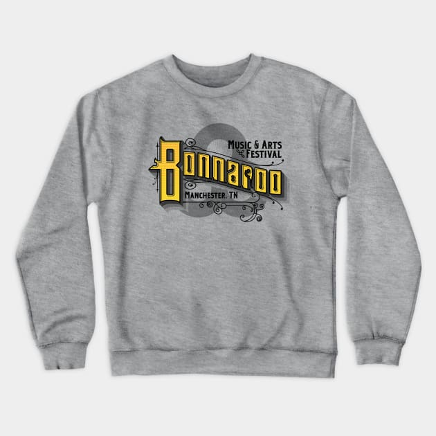 Vintage Bonnaroo on Light Crewneck Sweatshirt by Pufahl